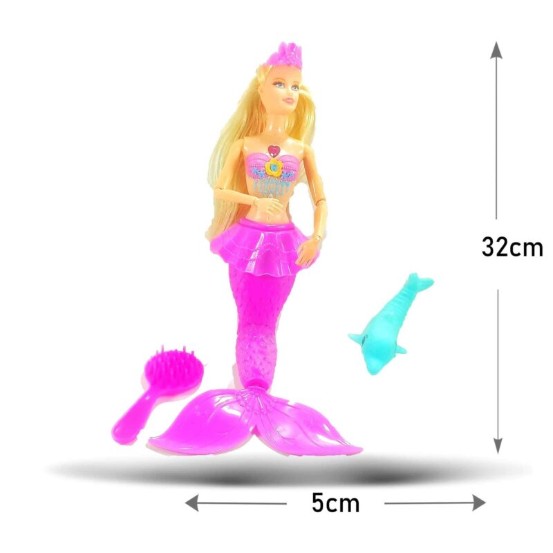 muñeca sirena que nada