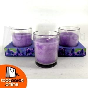 Velas Aromáticas 3 Vasos