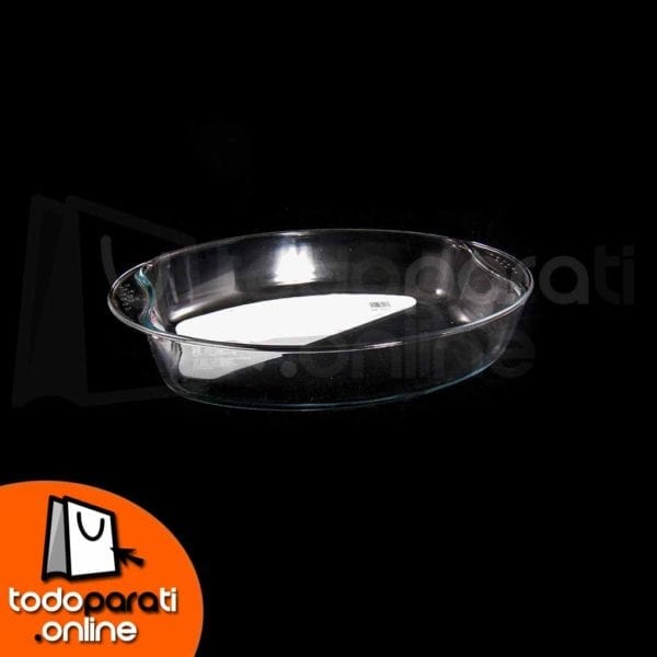 Bandeja Ovalada Vidrio Templado para Hornear 3.3L