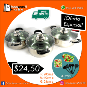 Promoción Ollas D con Doble Regalo