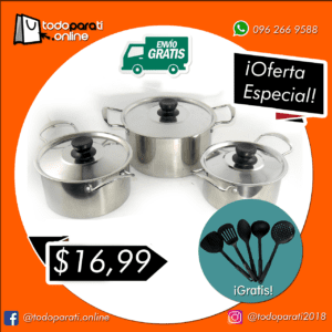 Promoción Set de ollas C con Regalo