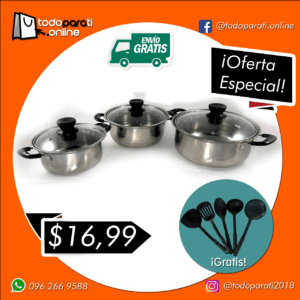 Promoción Set de ollas A con Regalo