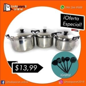 Promoción Set de ollas B con Regalo