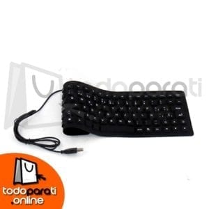 Teclado Flexible De Silicon Usb