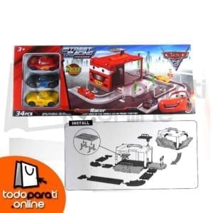 Pista de Carreras con Garage Cars 3