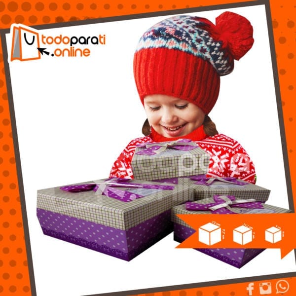 Cajas de Regalos Moradas