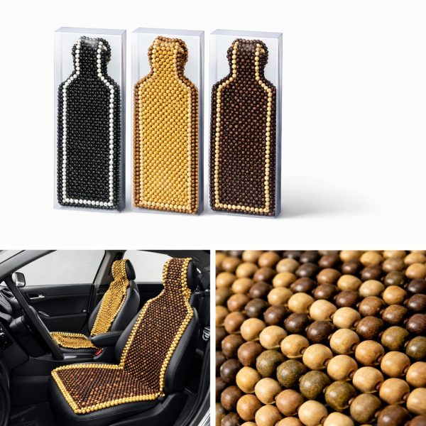 Espaldar de Bolas de Madera para Auto – Ventilación en Viajes