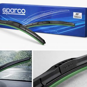 sparco Plumas Limpiaparabrisas Sparco Híbridas – Par Universal (14”–26”)
